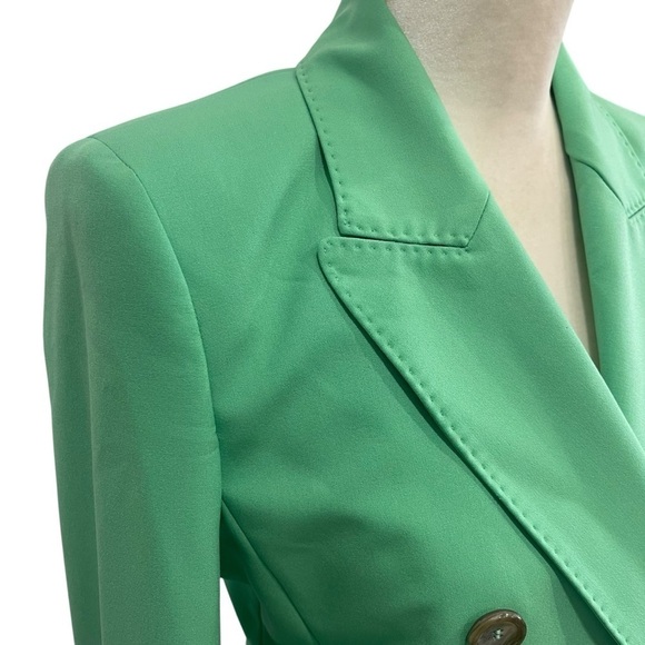 MARELLA Affetto By Max Mara Women’s Double Breasted Blazer Bright Green NWT $535 - Picture 4 of 16